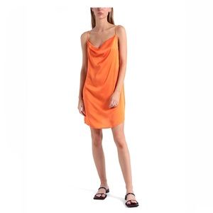 Vero Moda Oli Orange Singlet Mini Dress